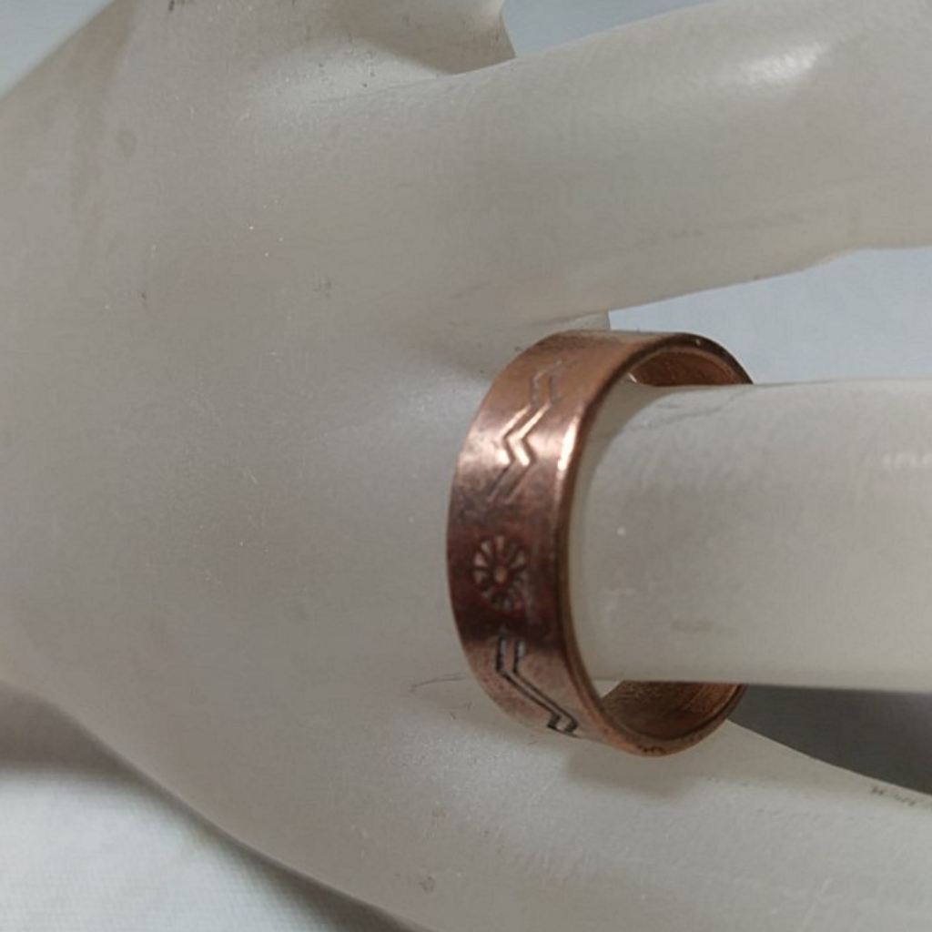 Vintage Solid Copper Ring